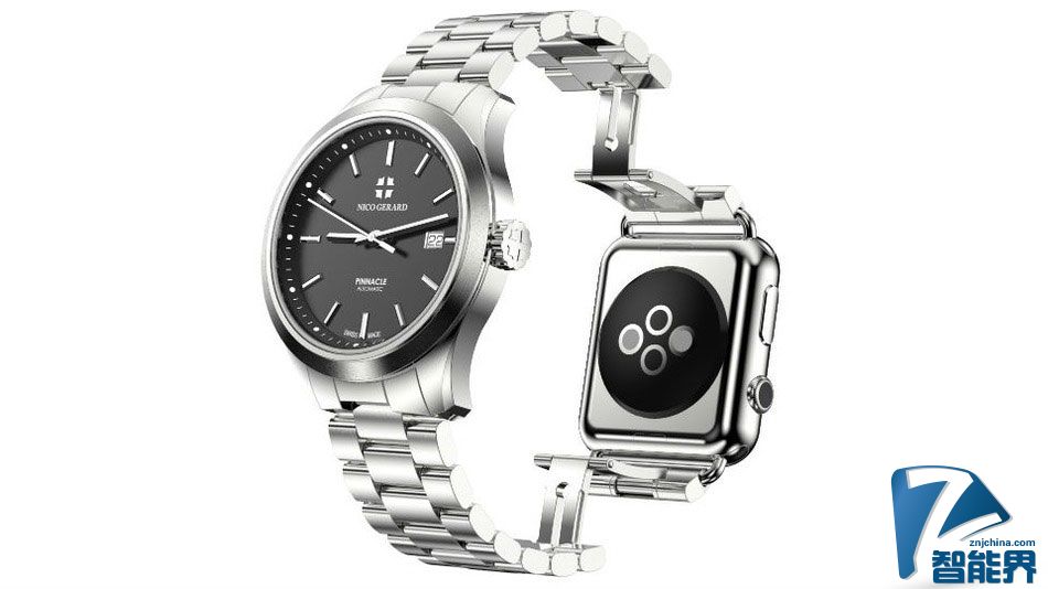 雖然不懂意義在哪，但有人做了款裝有 Apple Watch 的手表...