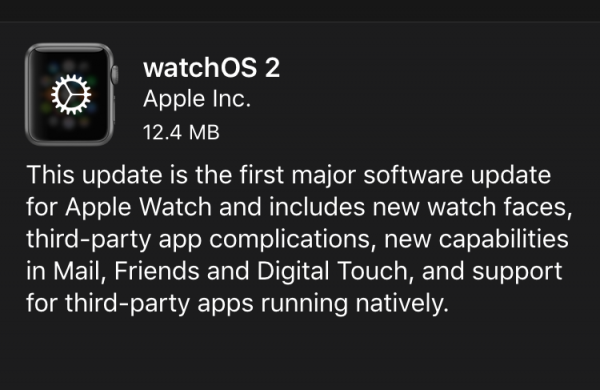 watchOS 2 正式版推送來臨，你的Apple Watch升級了嗎？