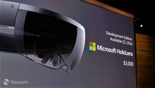 HoloLens開發版確認將會在3月30日發布