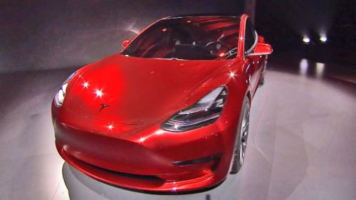 特斯拉Model 3內飾圖片流出 不見了儀表盤和出風口