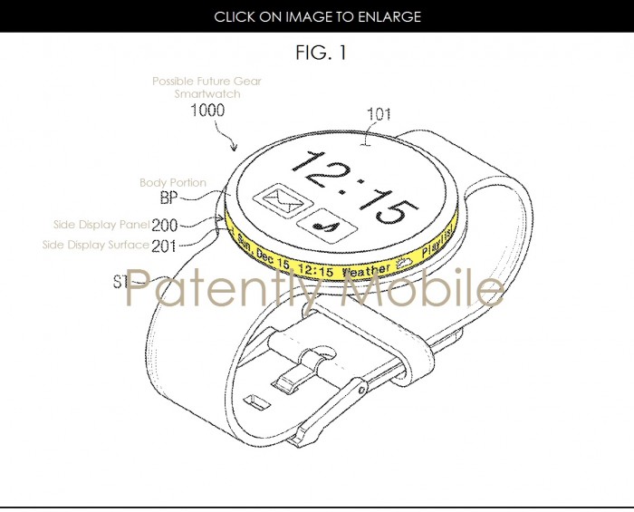 三星披露新專利 智能手表可搭載第二塊環形屏幕